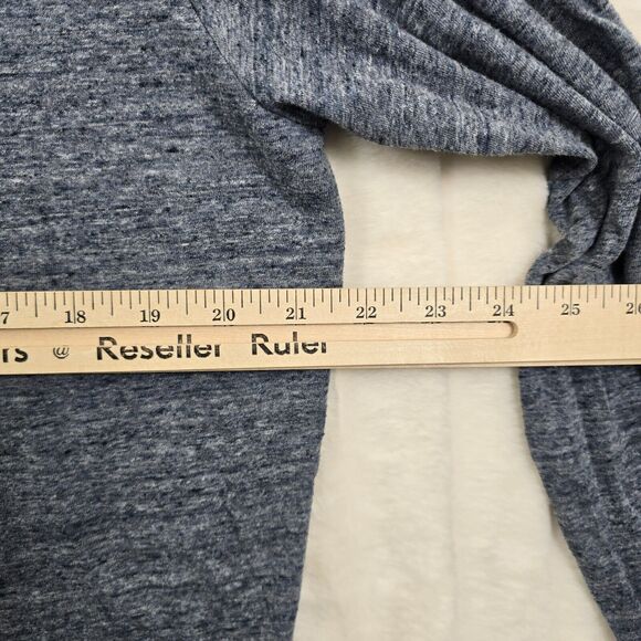 Marine Layer Men's Re-Spun Henley Long Sleeve Shirt Size Large Blue Slub - Picture 8 of 9